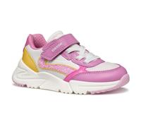 Geox J Loftus Girl A - Scarpe da Ginnastica Bambina, Dk Pink/Yellow,