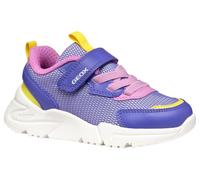 Geox J Loftus Girl A, Scarpe da Ginnastica, Violet/Fluo Fuchsia, 25 EU