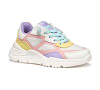Geox J Loftus Girl B - Scarpe da Ginnastica Bambina, White/Multicolor,