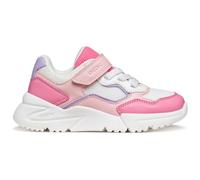 Geox J Loftus Girl B Sneaker, Salmon/Bianco, 34 EU