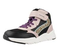 Geox J Loftus Girl D, Scarpe da Ginnastica, Nero, 38 EU