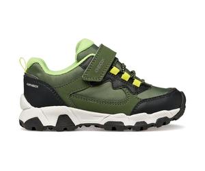 Geox J MAGNEETAR Boy B ABX Sneaker, Military/Green, 29 EU