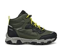 Geox J MAGNEETAR Boy B ABX Sneaker, Military/Lime, 35 EU, Military Lime, 35 EU