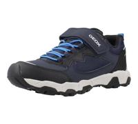 Geox J MAGNEETAR Boy B ABX Sneaker, Navy/Sky, 35 EU