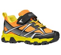 Geox J Magnetar Boy B ABX, Scarpe da Ginnastica Bambini e Ragazzi, Black Lt Orange, 24 EU