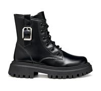 Geox J Maquinnens Girl, Stivale alla Caviglia, Nero, 40 EU