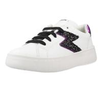 Geox J MIKIROSHI Girl A - Scarpe da Ginnastica Bambina, White/Purple,