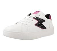 Geox J MIKIROSHI Girl A, Scarpe da Ginnastica, White/Silver, 32 EU