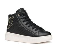 Geox J Mikiroshi Girl, Scarpe da Ginnastica, Nero, 31 EU
