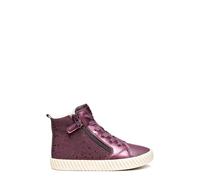 Geox J Mirroless Girl Sneaker, Prune, 36 EU, Prugna, 36 EU