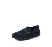 Geox J New Fast Boy A, Mocassini, Blu (Navy), 34 EU