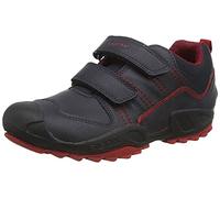 Geox J New Savage Boy A, Scarpe Bambini e ragazzi, Blu/Rosso (Navy/Red), 24 EU