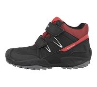Geox J New Savage Boy B A, Scarpe a Collo Alto Bambini e ragazzi, Black Red, 28 EU Stretta