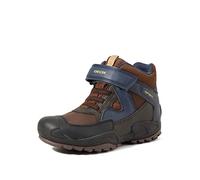 Geox J New Savage Boy B A, Scarpe a Collo Alto Bambini e ragazzi, Brown Navy, 25 EU