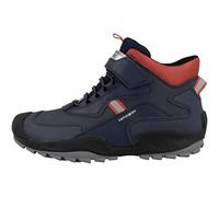 Geox J New Savage Boy B A, Scarpe a Collo Alto Bambini e ragazzi, Navy Red, 24 EU