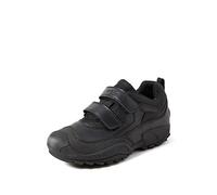 Geox J New Savage Boy B A, Scarpe a Collo Basso Bambini e ragazzi, Nero, 33 EU