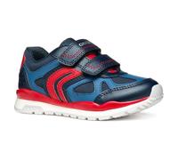 Geox J Pavel D, Scarpe da Ginnastica, Navy/Red, 31 EU