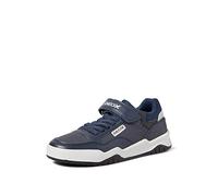 Geox J Perth Boy B, Sneakers Bambini e ragazzi, Blu Grigio Navy Lt Grey, 34 EU