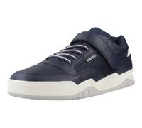 Geox J Perth Boy E, Scarpe da Ginnastica, Navy White, 39 EU