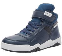 Geox J Perth Boy F, Scarpe da Ginnastica Bambini e Ragazzi, Navy Lt Grey, 35 EU
