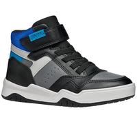 Geox J Perth Boy, Scarpe da Ginnastica, Grigio/Nero, 32 EU