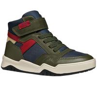Geox J Perth Boy, Scarpe da Ginnastica, Military Navy, 28 EU