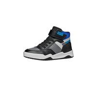 Geox J Perth Boy, Scarpe da Ginnastica, Grigio/Nero, 35 EU
