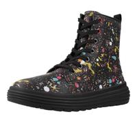 Geox J Phaolae Girl, Stivale alla Caviglia, Nero-Black Multicolor, 30 EU