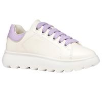 Geox J PUFFYPOP Girl A Sneaker, Bianco/Viola, 37 EU