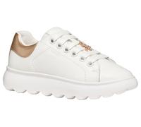 Geox J PUFFYPOP Girl A Sneaker, White/LT Rose, 38 EU