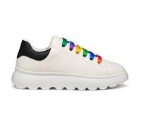 Geox J PUFFYPOP Girl Sneaker, Bianco/Multicolore, 32 EU, Bianco/Multicolore, 32 EU