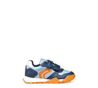 Geox J RANN-E Boy A Sneaker, LT Avio/LT Navy, 26 EU