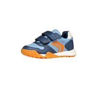 Geox J RANN-E Boy A Sneaker, LT Avio/LT Navy, 36 EU