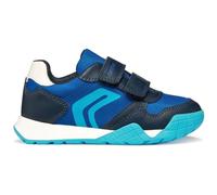Geox J RANN-E Boy A Sneaker, Royal/Navy, 34 EU