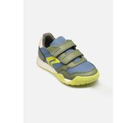 Geox J RANN-E Boy A Sneaker, Avio/LT Green, 33 EU