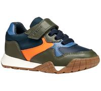 Geox J RANN-E Boy Sneaker, Military/Arancione, 32 EU, Military Orange, 32 EU