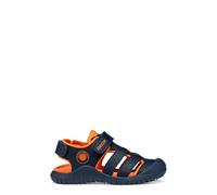 Geox J S. FUSBETTO PRO BO Sandal, Navy/Arancione, 30 EU