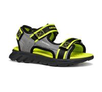 Geox J Sandal AIRADYUM BO, Grey/Lime, 31 EU