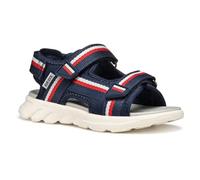 Geox J Sandal AIRADYUM BO, Navy/Red, 36 EU
