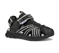Geox J SANDAL AIRADYUM BO - Sandalo Bambino, Black/Grey,