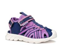 Geox J Sandal AIRADYUM GI, Navy/Purple, 37 EU