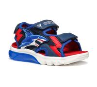 Geox J Sandal CIBERDRON B, Navy/Red, 28 EU