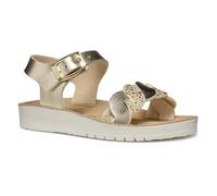 Geox J Sandal COSTAREI GI, Platinum, 36 EU