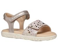 Geox J Sandal Haiti Girl, Lt Rose/Platinum, 35 EU