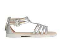 Geox J Sandal Karly Girl, Argento 4, 41 EU