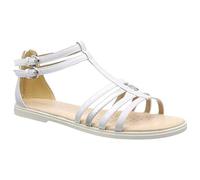 Geox J Sandal Karly Girl, Sandali Bambine e ragazze, Bianco (White), 41 EU