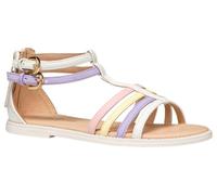 Geox J Sandal Karly Girl, White/Lilac, 36 EU