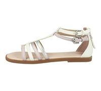 Geox J Sandal Karly Girl, White Lt Rose, 34 EU