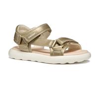 Geox J SANDAL PUFFYPOP GI - Sandalo Bambina, Lt Gold,