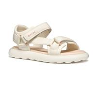 Geox J SANDAL PUFFYPOP GI - Sandalo Bambina, Lt Ivory,